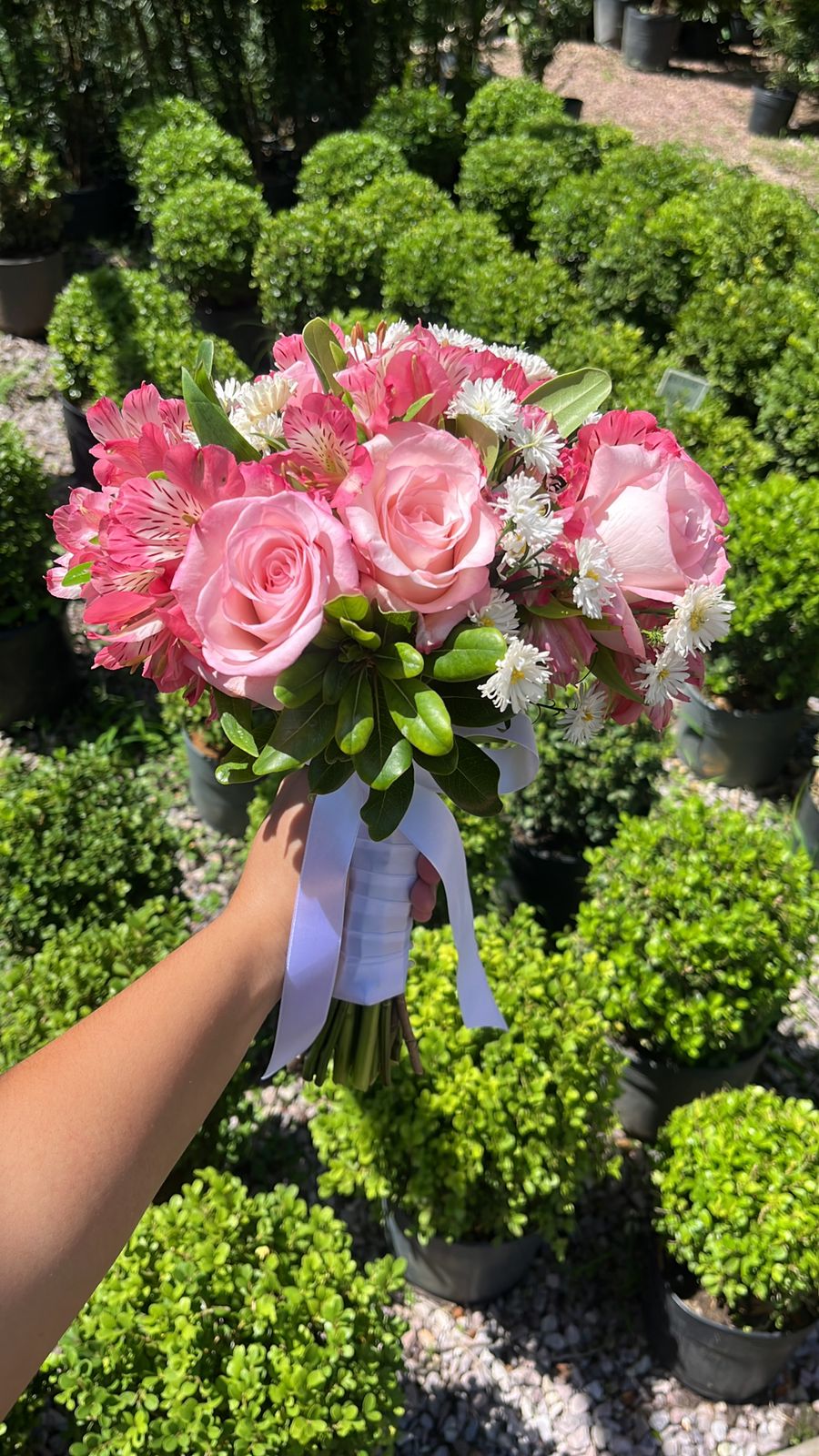 Lindo Buquê Rosa